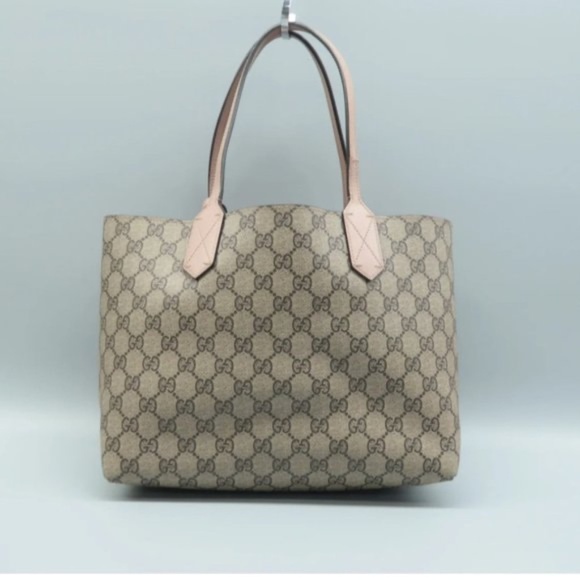 100% Authentic GUCCI Brown Canvas Tote Bag - Picture 2 of 12